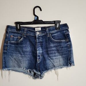 Hudson Tori Selvage Slouch Jean Shorts Denim Short Womens 29